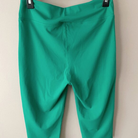 NWT Anthropologie Daily Practice Pedal Pushers Crop Leggings in Fresh Pine sz M - Picture 4 of 7